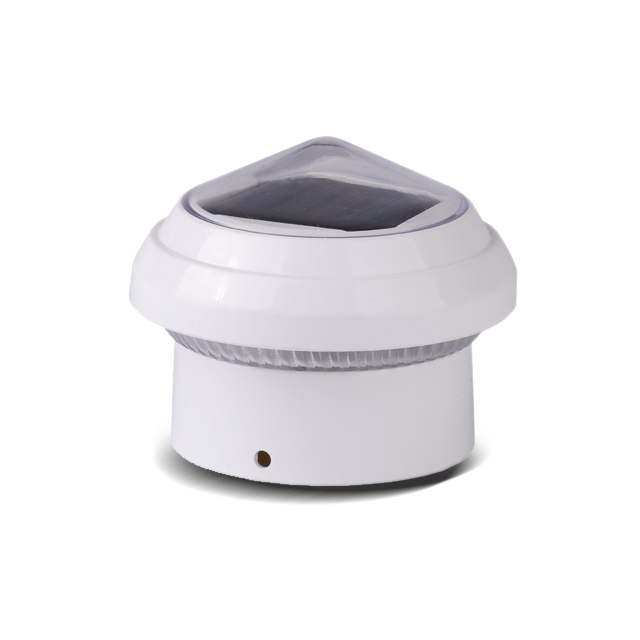 2211-CP1 WH Plastic Chain Link Fence Solar Post Cap Light 2211-CP1 WH Plastic Chain Link Fence Solar Post Cap Light