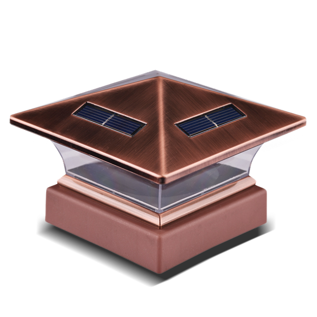 2211-F26-CO High Brightness Copper Plated LED Post Cap Light 2211-F26-CO High Brightness Copper Plated LED Post Cap Light