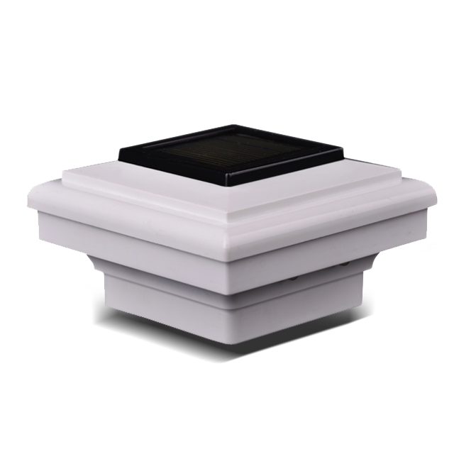 2211-F7 WH Plastic Fence Deck o Patio Solar Garden Post Cap Light 2211-F7 WH Plastic Fence Deck o Patio Solar Garden Post Cap Light