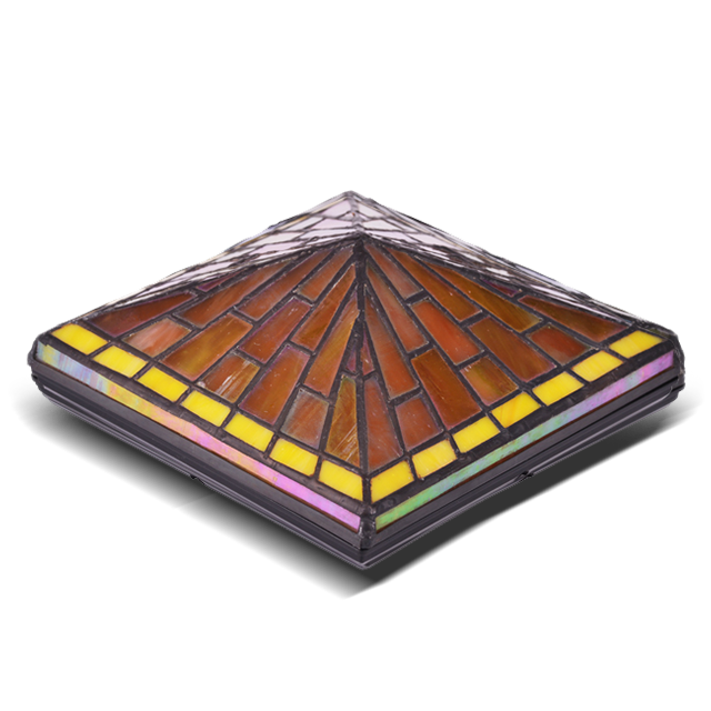 2211-TC4 Panlabas na Tiffany Fence na hindi tinatablan ng tubig Post Cap 2211-TC4 Panlabas na Tiffany Fence na hindi tinatablan ng tubig Post Cap